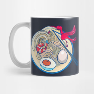 A bowl of Picasso Ramen Mug